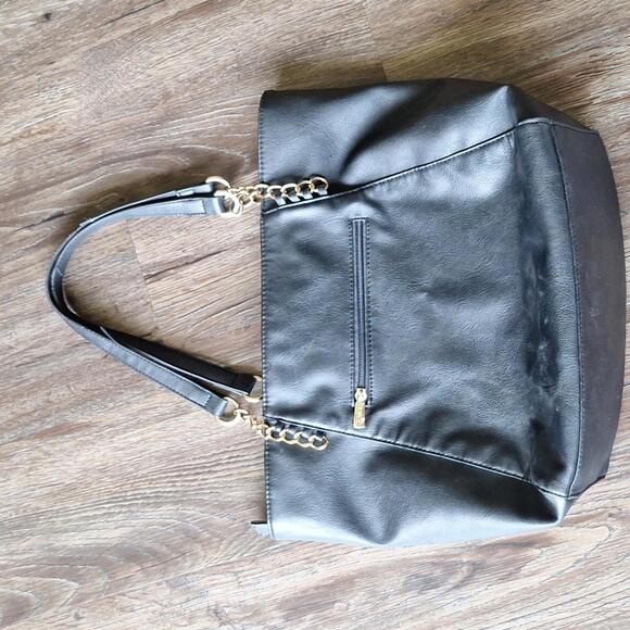 Y2k Baby Phat Black And Gold Toned Purse - Picture 5 of 9